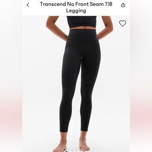 NWTs Athleta Transcend 7/8 Legging Tight Size Small, Black
